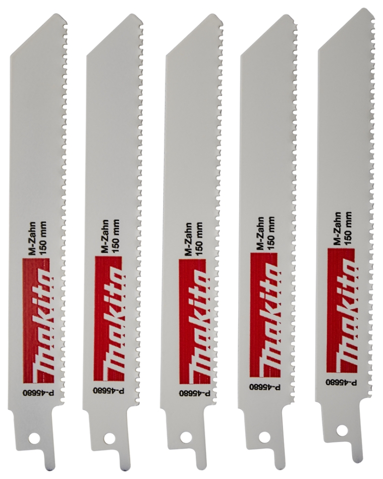 Accessoires Makita P-45680 Lame de scie alternative Bois/Acier 130 mm, lot de 5