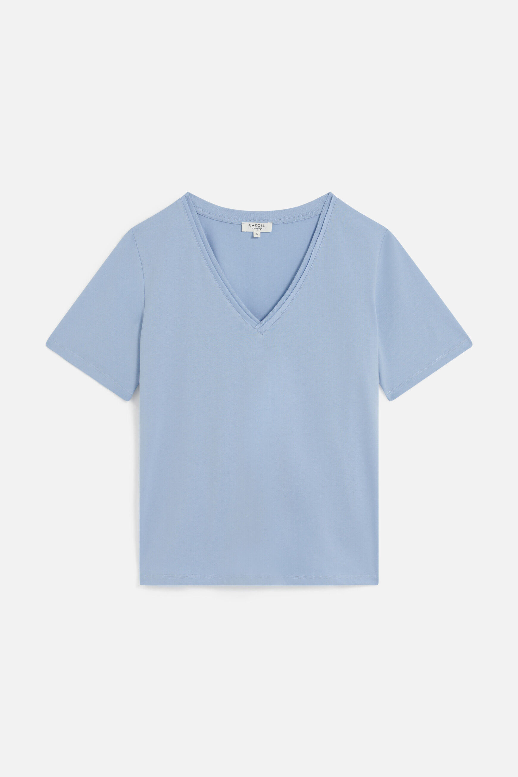 T-shirt tsally denim baby bleu femme