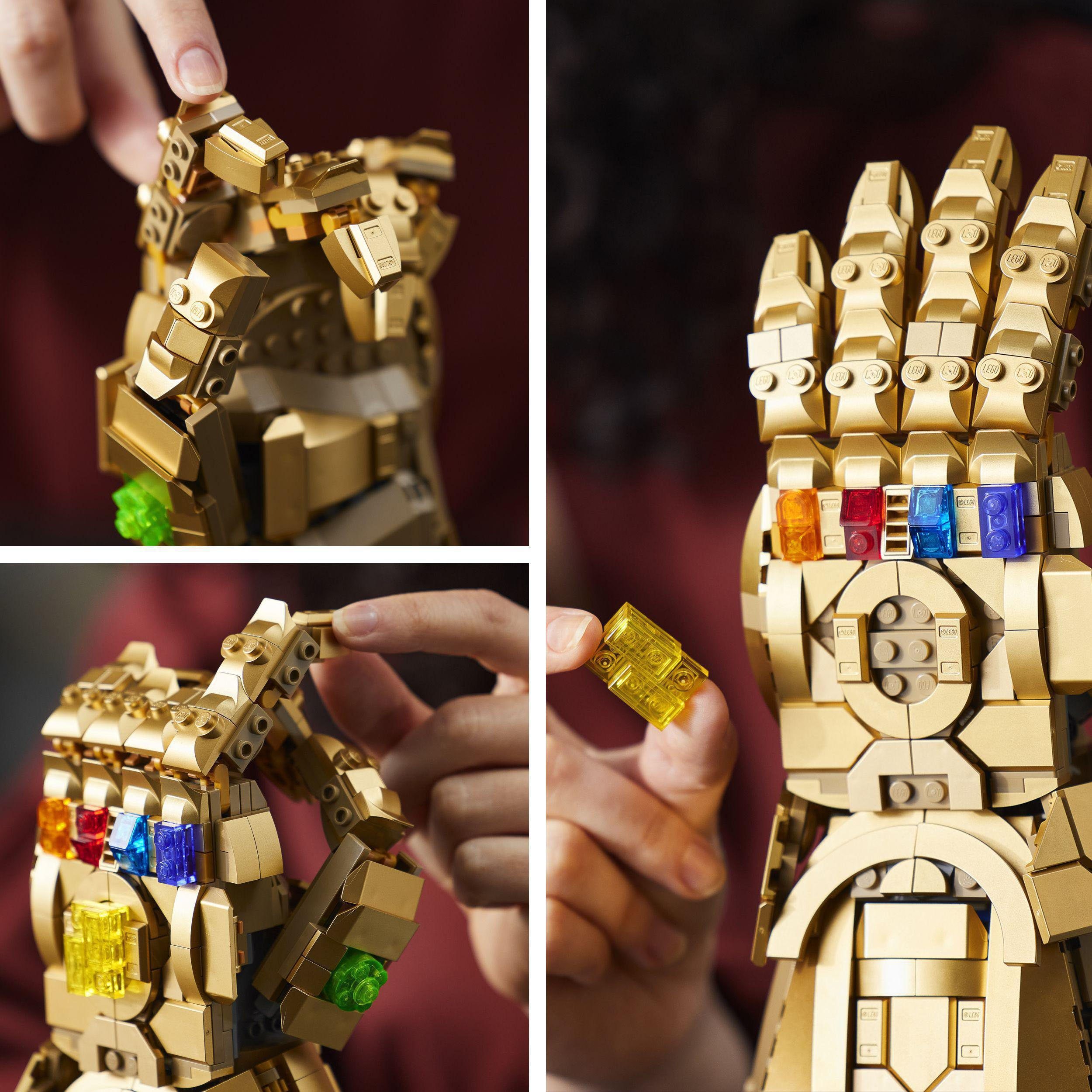 LEGO® Konstruktionsspielsteine Infinity Handschuh (76191), Marvel Avengers Movie 4, (590 St), Made in Europe