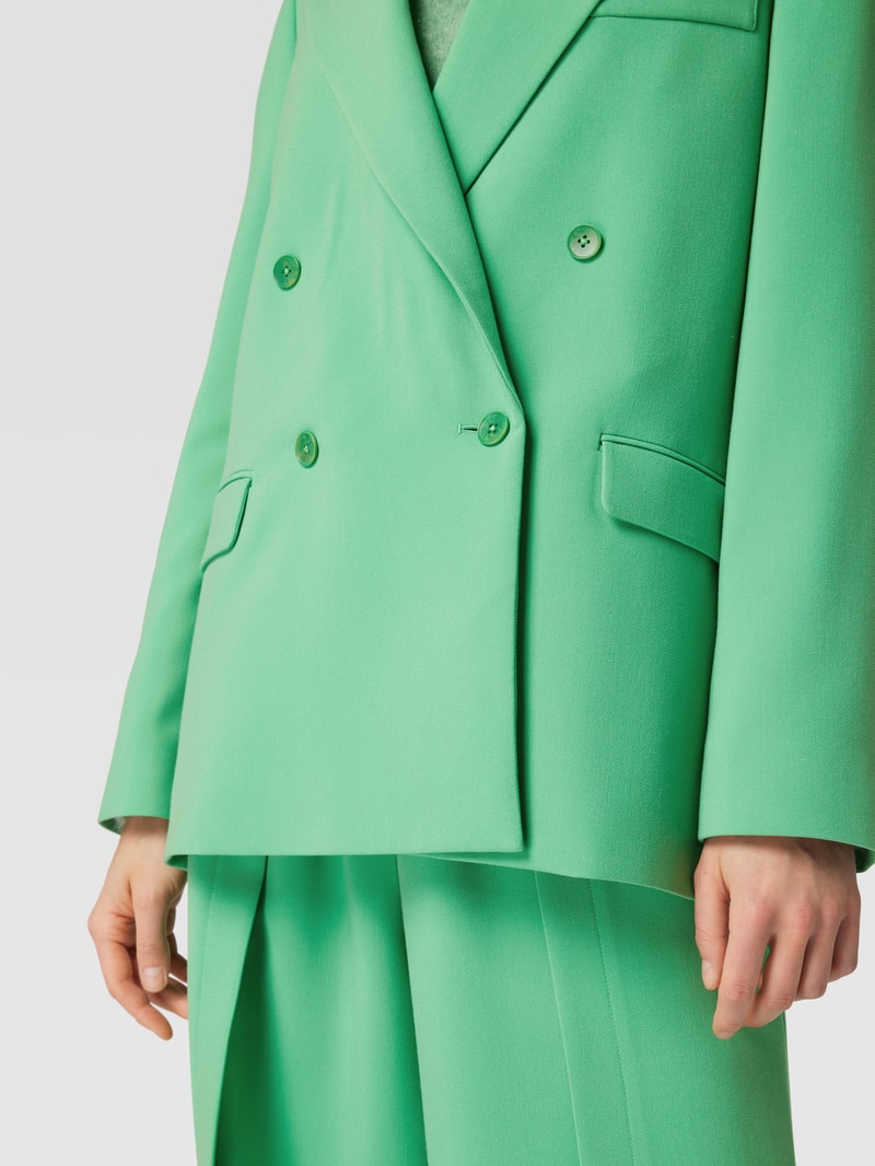 Blazer mit Reverskragen in hellgrün
