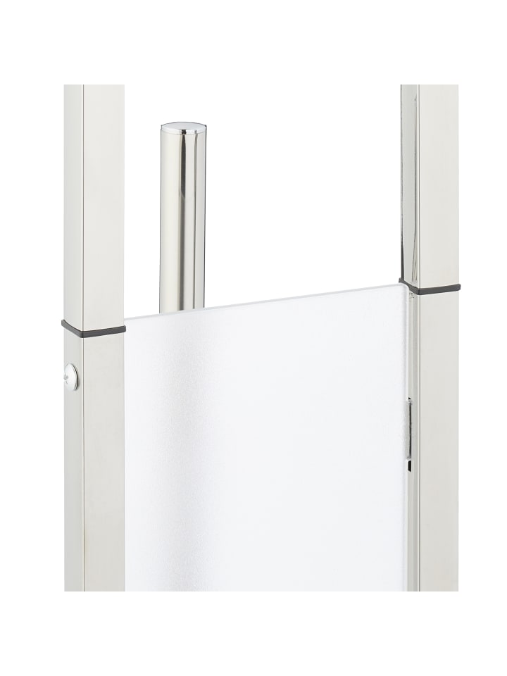 relaxdays WC Garnitur in Silber - (B)24 x (H)66 x (T)18 cm günstig kaufen onesize
