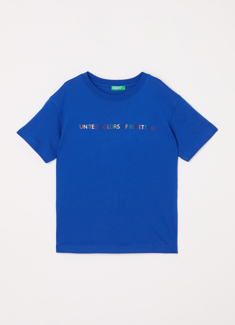 Tricou Benetton cu logo imprimat