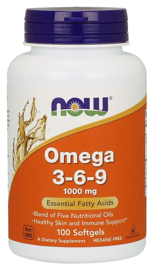 Now Foods Omega 3-6-9 1000 mg kapsule