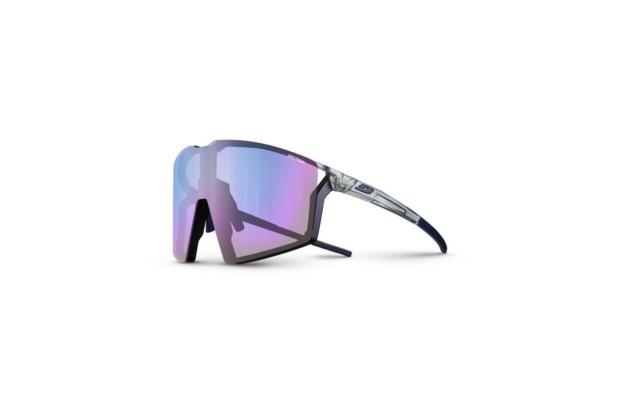 Julbo Edge Grau/Iris Blau - Blau Flash + AF