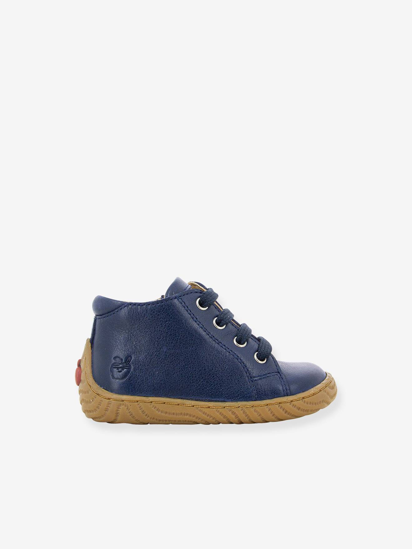 Shoo-Pom Baby Boots Wood Zip Base SHOO POM - marine