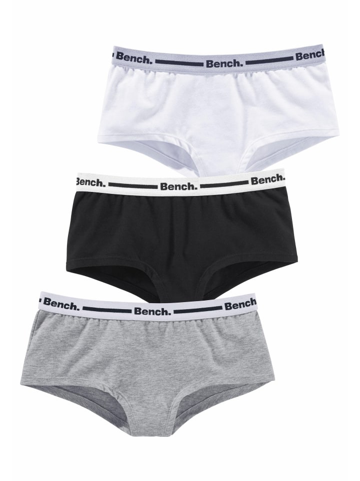 Bench Panty in grau-meliert / schwarz /  weiß günstig kaufen