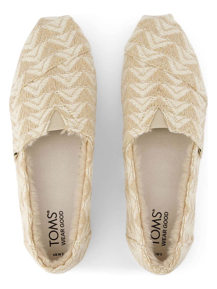 TOMS Espadrilles in Beige günstig kaufen