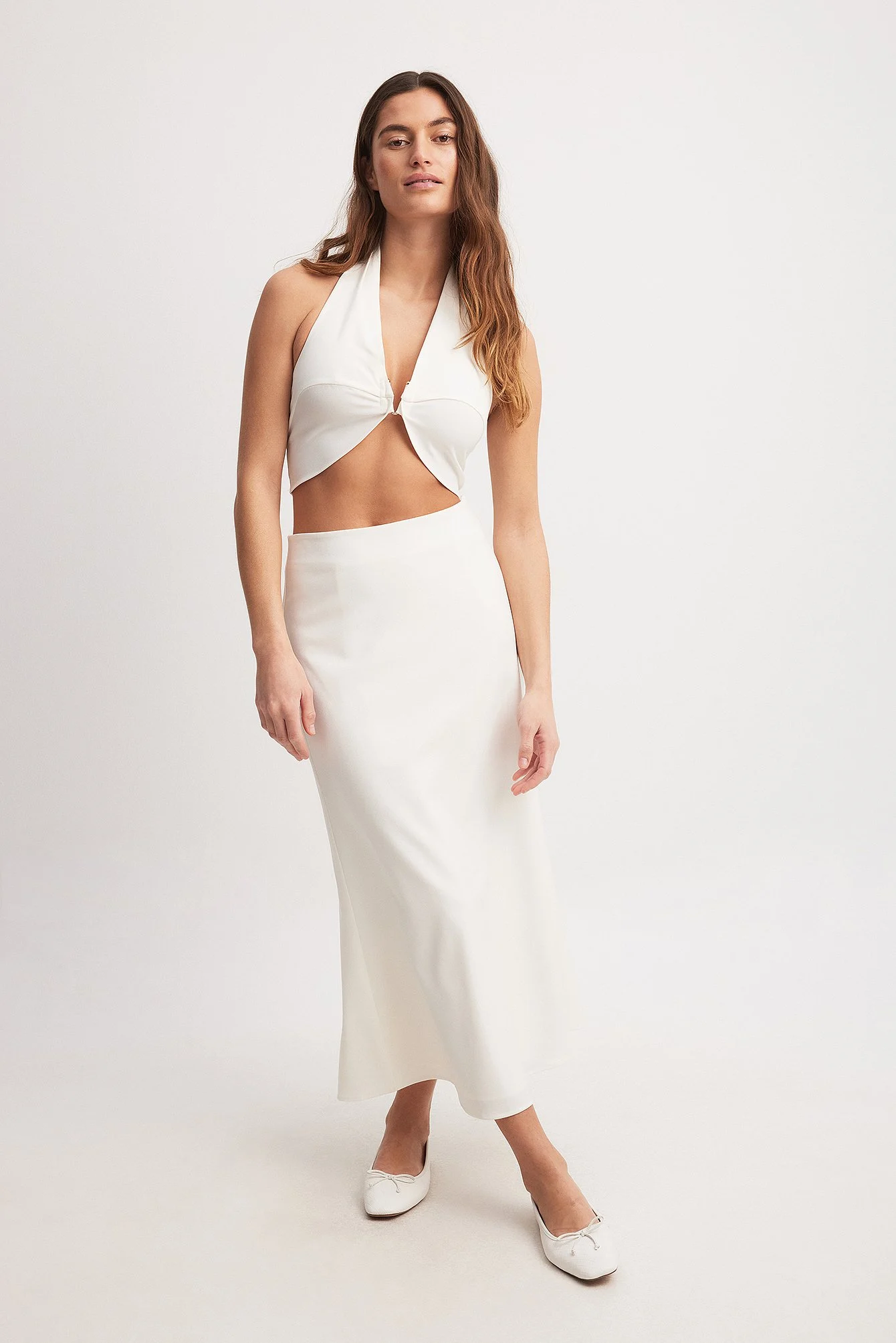 Neckholder-Top mit Detail vorne