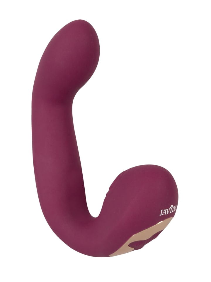 Javida Vibrator Thumping & Shaking Rabbit Vibrator in rot günstig kaufen 17 cm