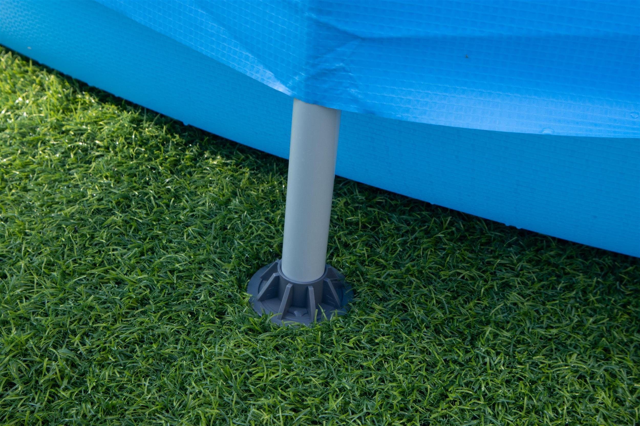 Avenli Framepool Stahlrahmenpool 360 x 76 cm ohne Pumpe (Gartenpool), Auch als Ersatzpool geeignet