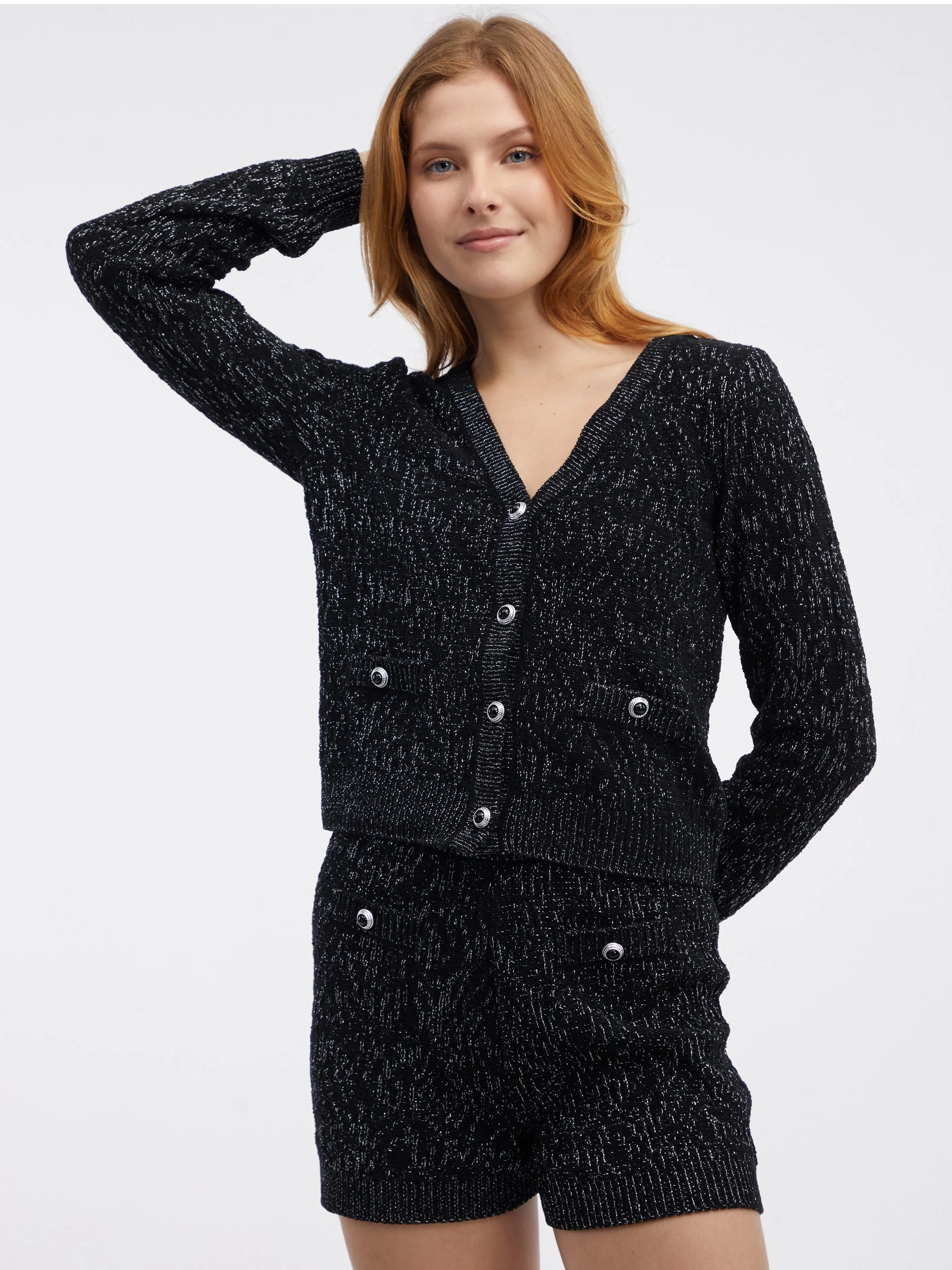 Schwarze Damen Strickjacke ORSAY