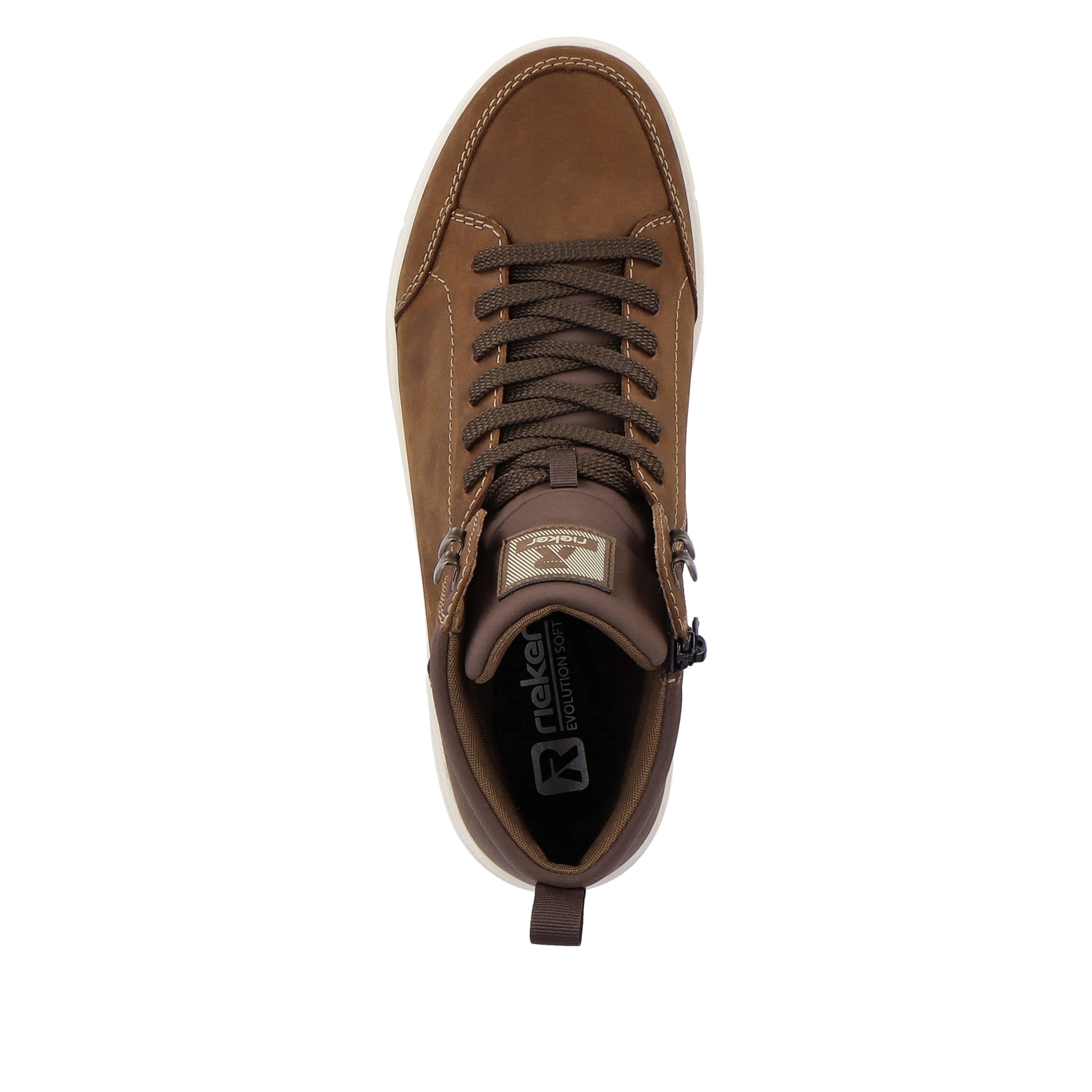 Rieker Herren Sneaker High wood brown