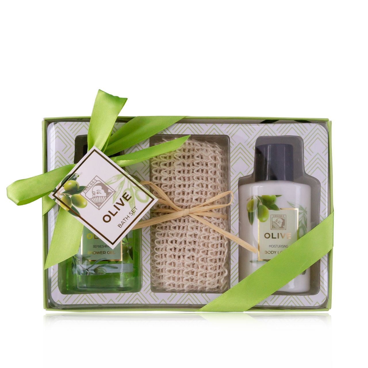 accentra Badeset OLIVE in Geschenkbox
