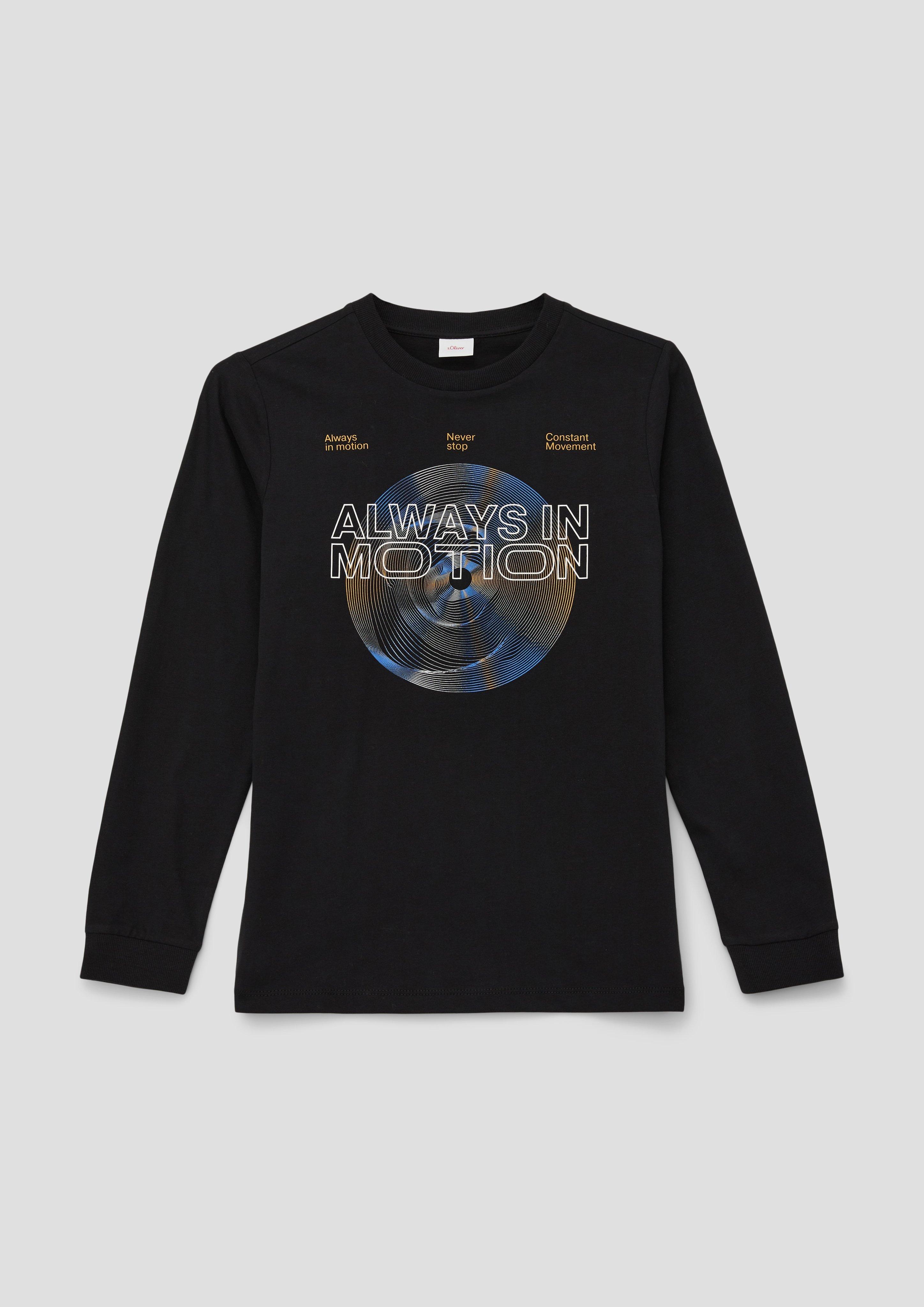 Longsleeve mit Frontprint  2134041-9999
