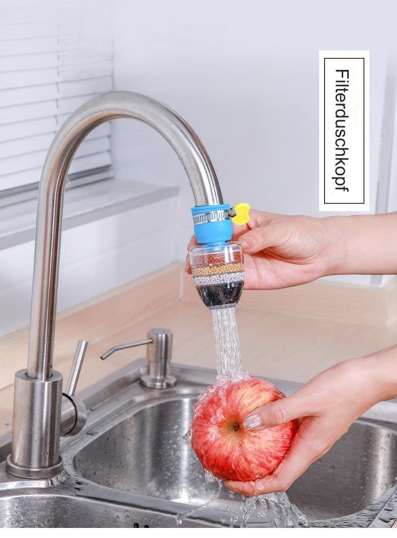 Einemgeld Waschtischarmatur 3 Stück Aktivkohle Wasserfilter Wasserhahn, Filter für Trinkwasser
