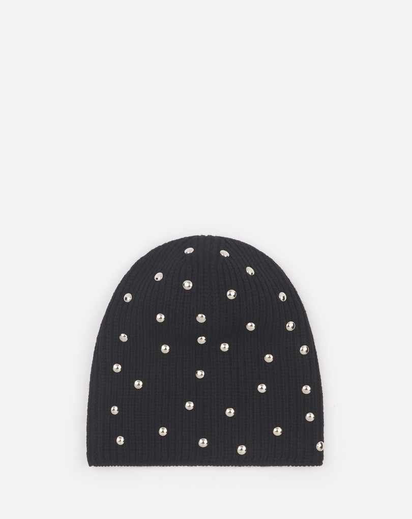 BONNET EN LAINE AVEC STUDS