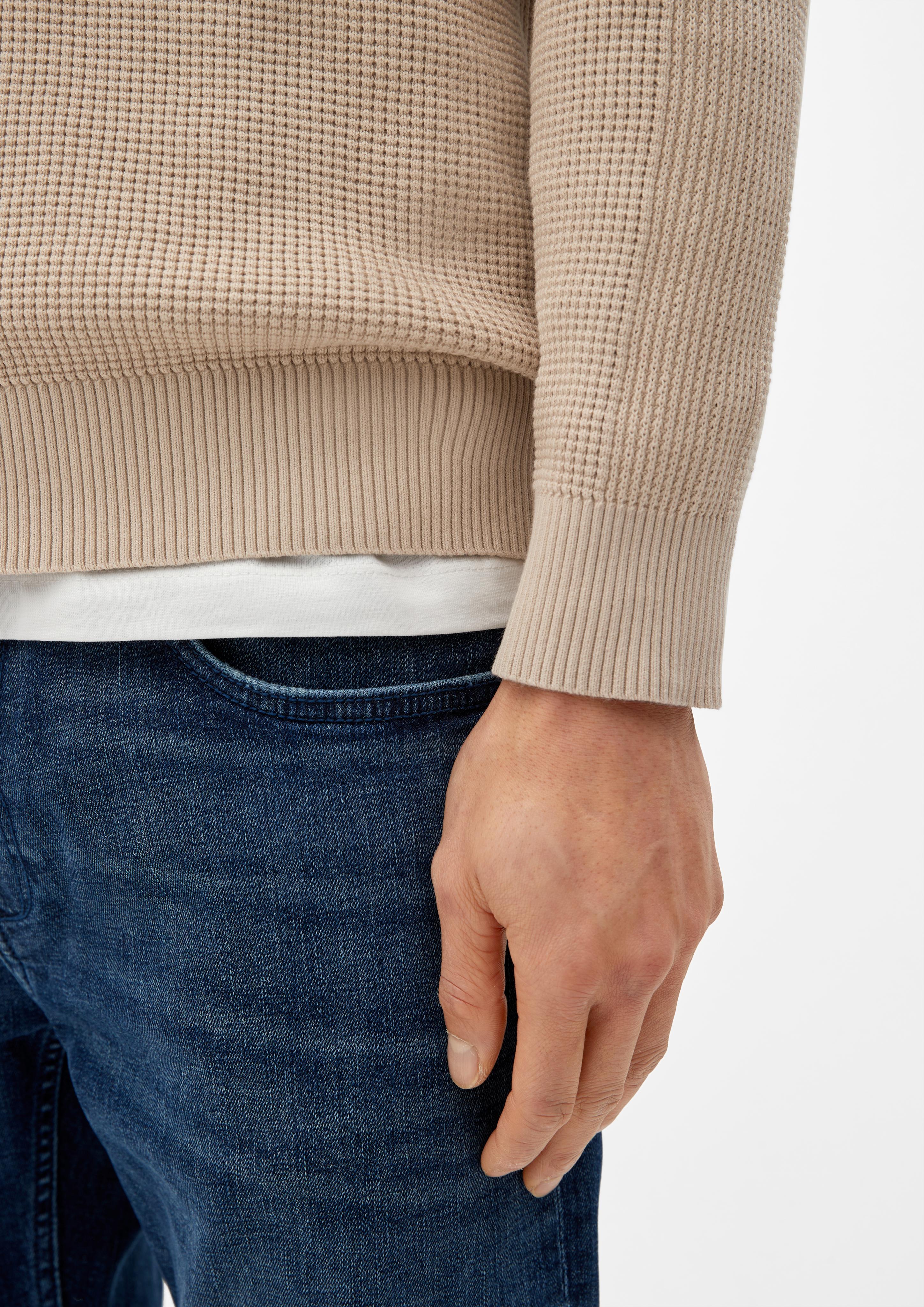 Pullover mit Waffelpiqué-Struktur  2129585-8138