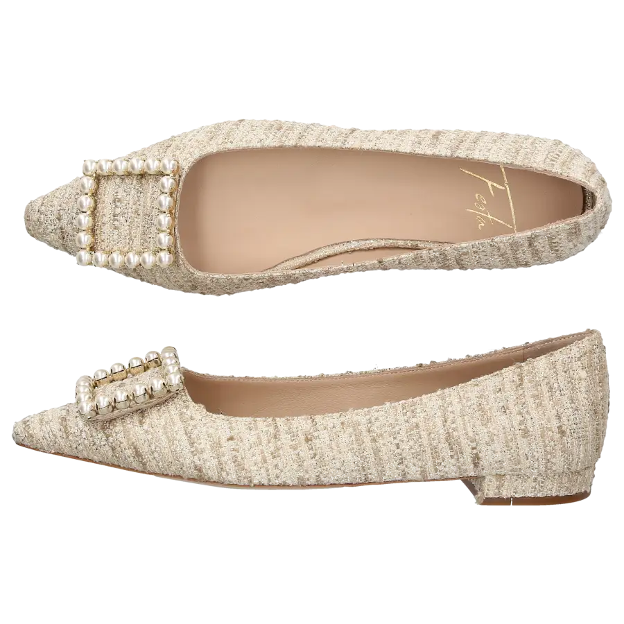 Roberto Festa - Ballerinas DIAMOND Tweed - beige