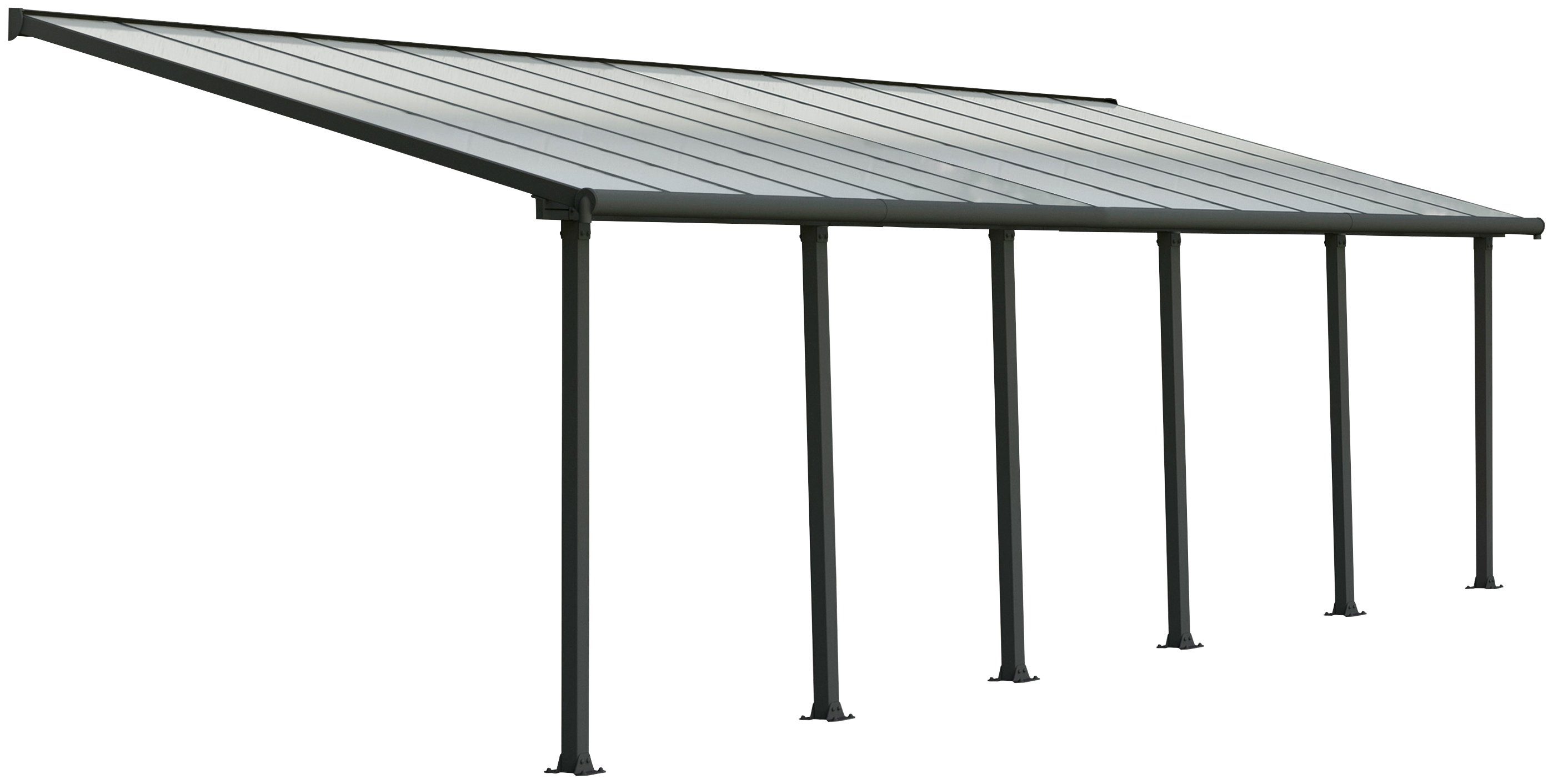 Palram - Canopia Terrassendach Olympia 3x8.5, BxT: 860x295 cm, Bedachung Doppelstegplatten, BxT: 860x295 cm