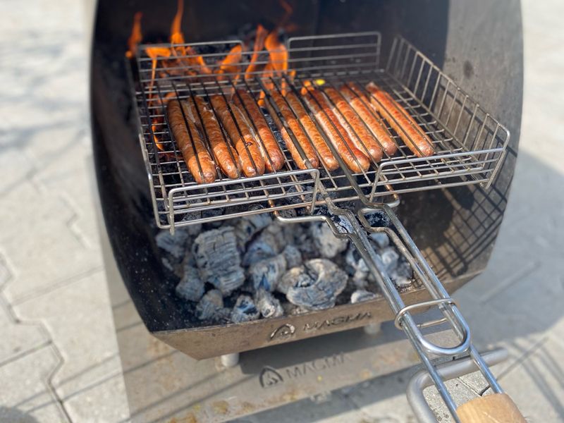 Magma Rostfrei set Garten kamin
