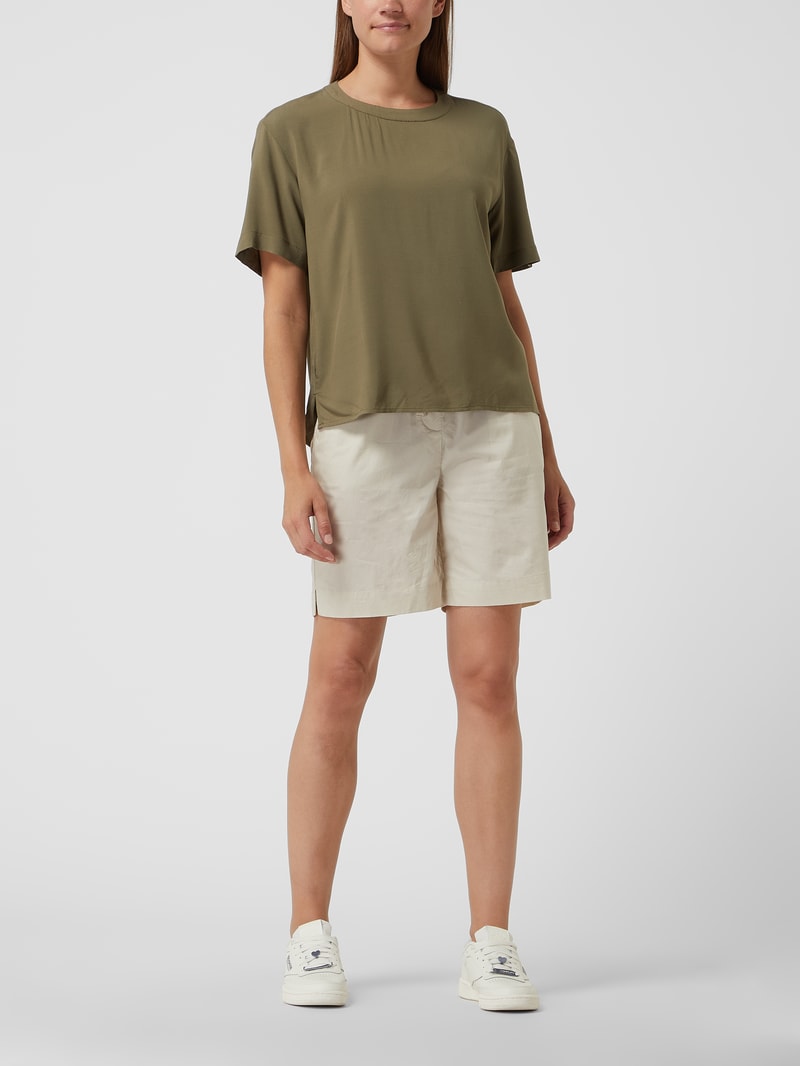 Loose Fit Shorts mit elastischem Bund in sand