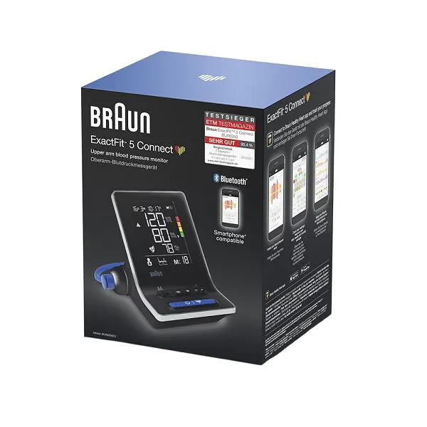 Braun ExactFit 5 Connect BUA6350, аутоматски апарат за мерење крвног притиска на надлактици