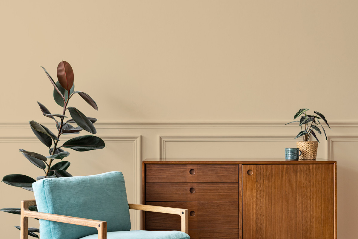 AS Creation A.S. Création - Wandfarbe Beige 