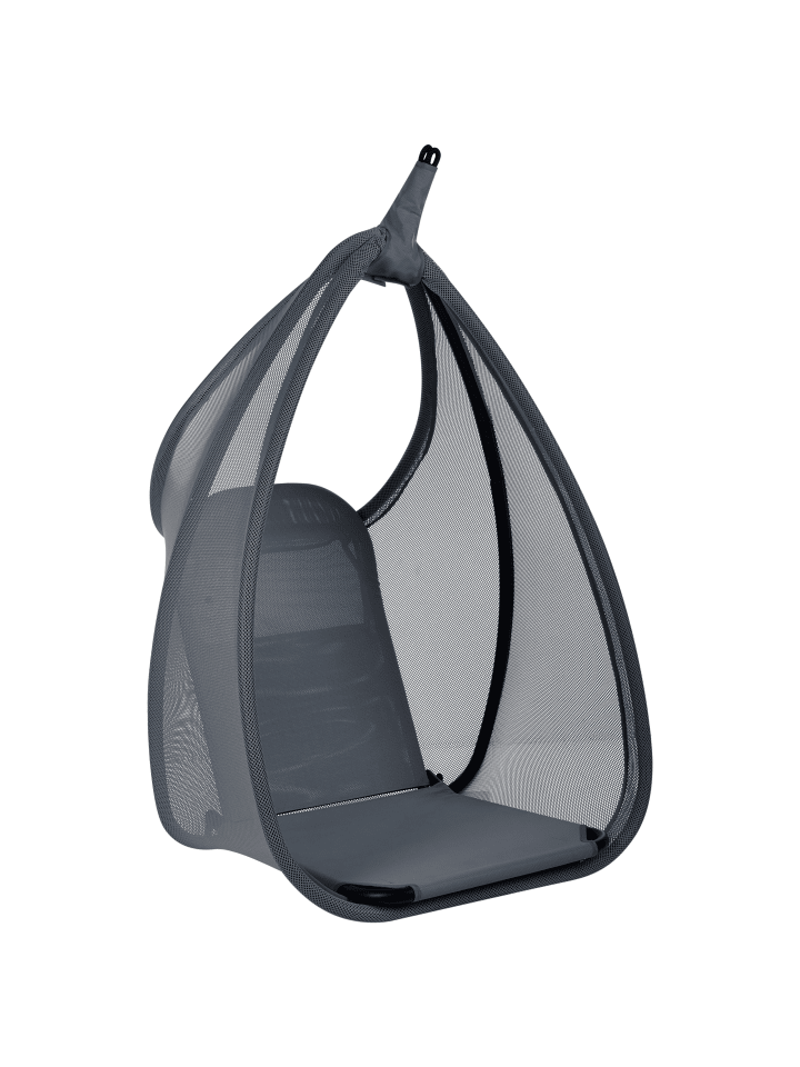 Beliani Hängesessel AVEGNO in Grau - (W) 98 x (H) 195 x (L) 136 cm günstig kaufen onesize