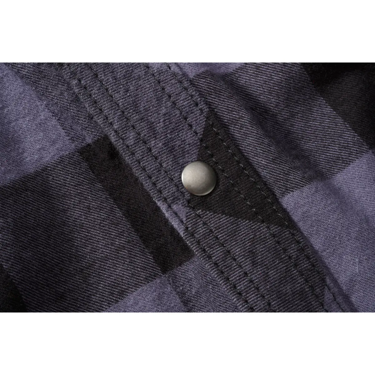Checkshirt ärmellos schwarz-grau