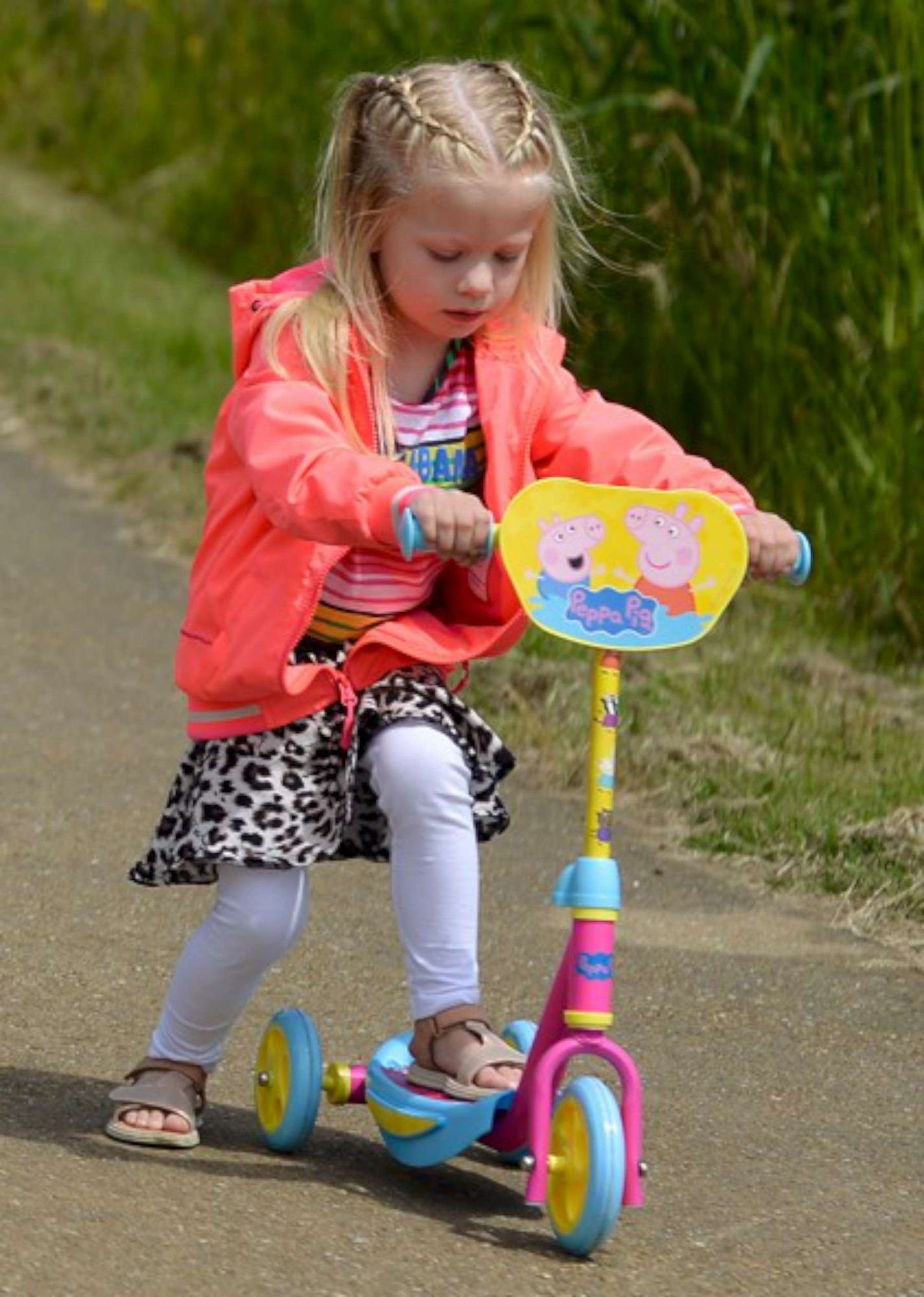 LeNoSa Dreiradscooter Paw Patrol & Peppa Pig Kinder balance scooter - Dreirad - Roller, (1 tlg)
