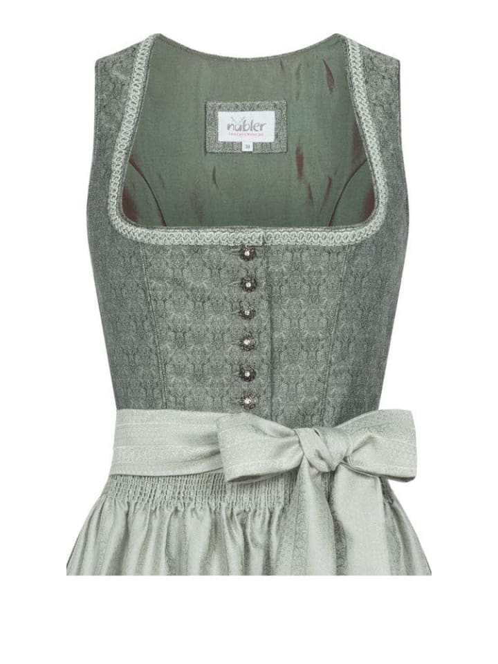 Nübler Midi Dirndl Esther in Grün günstig kaufen
