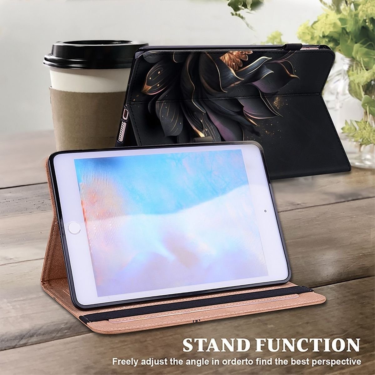 Wigento Tablet-Hülle Für Samsung Galaxy Tab S9 S8 S7 Plus u. FE Kunstleder Tablet Tasche M6