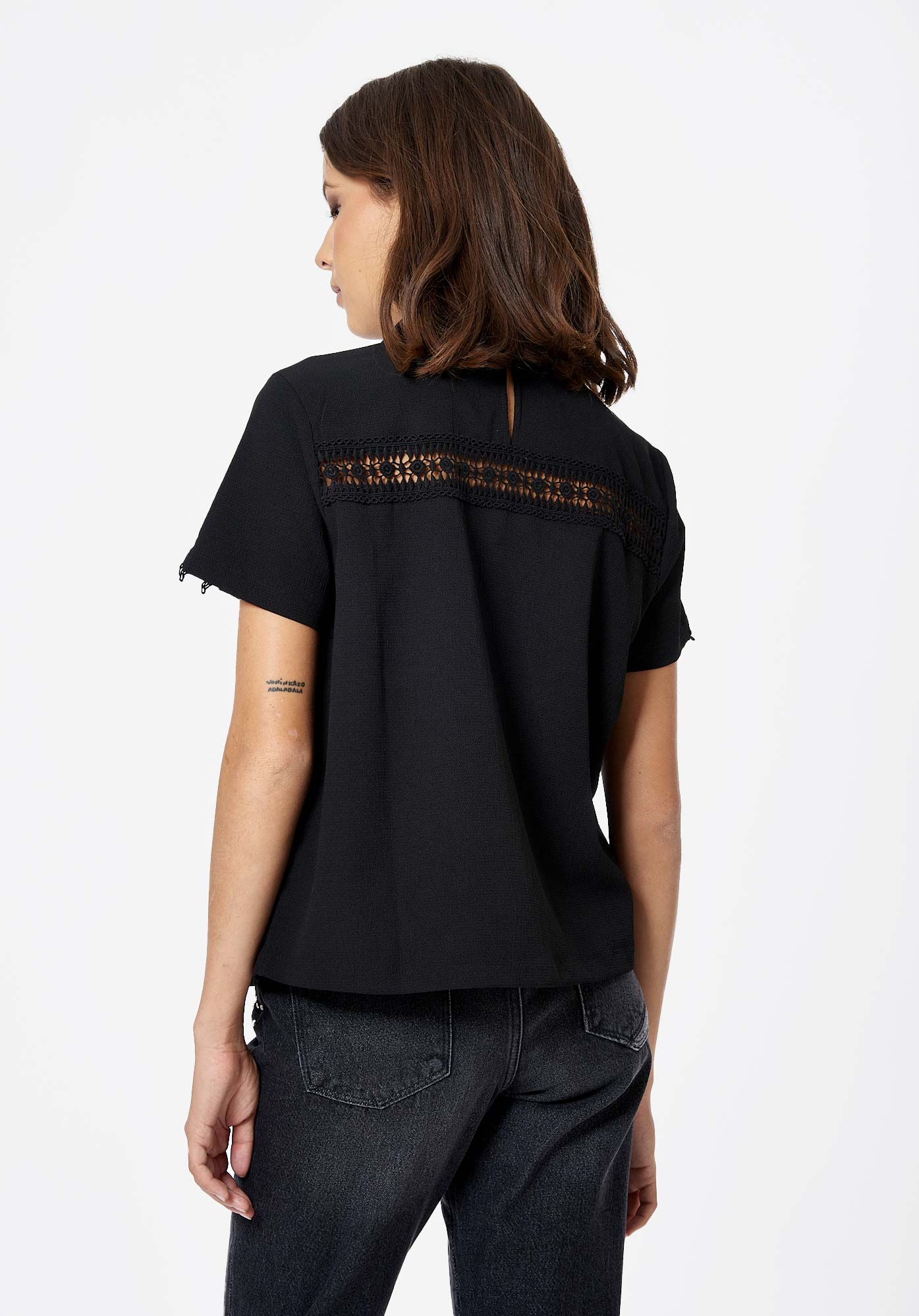 GILL   Blouse noire Femme