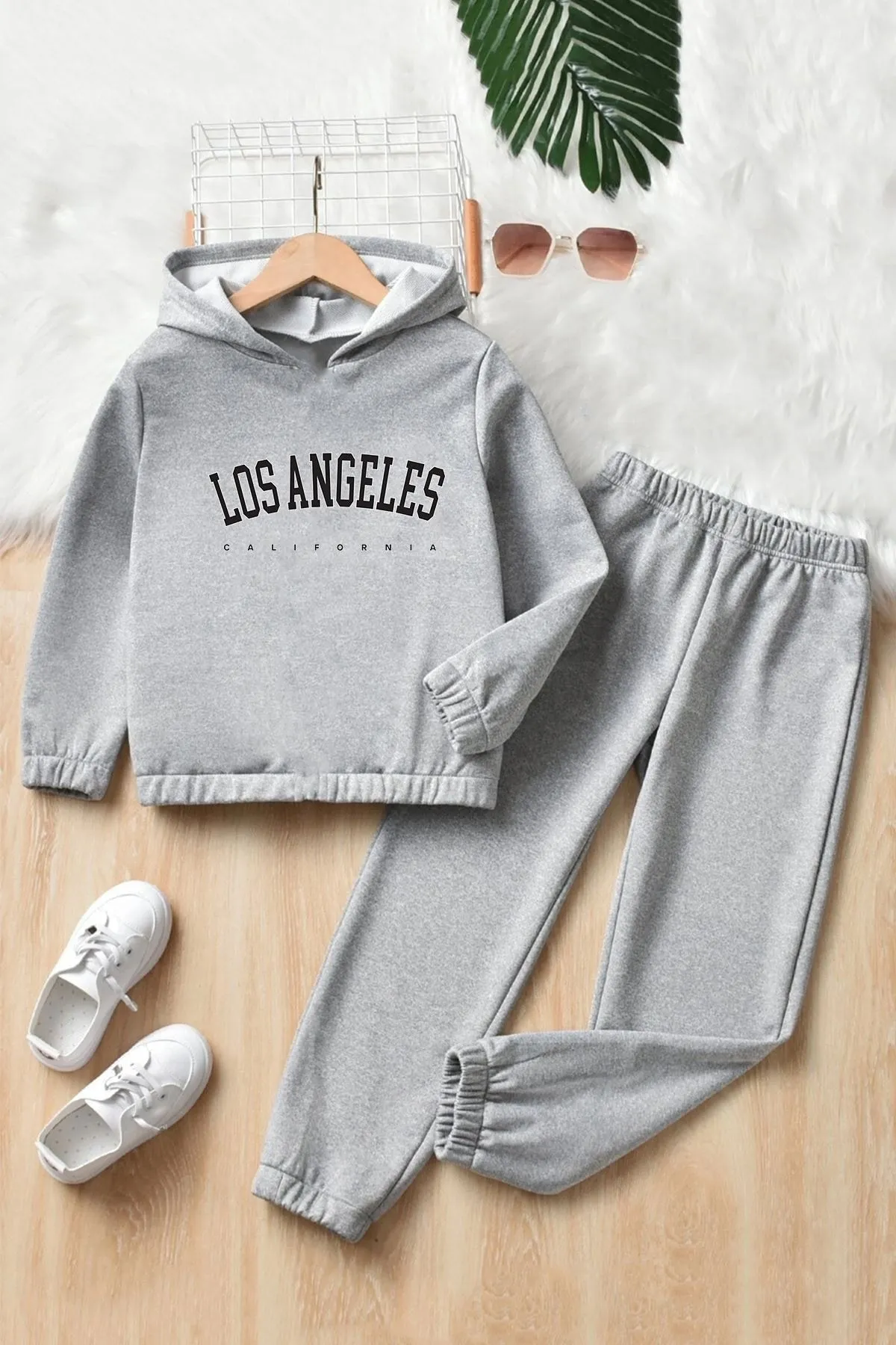 uyguntarz  Los Angeles-Trainingsanzug-Set für Kinder