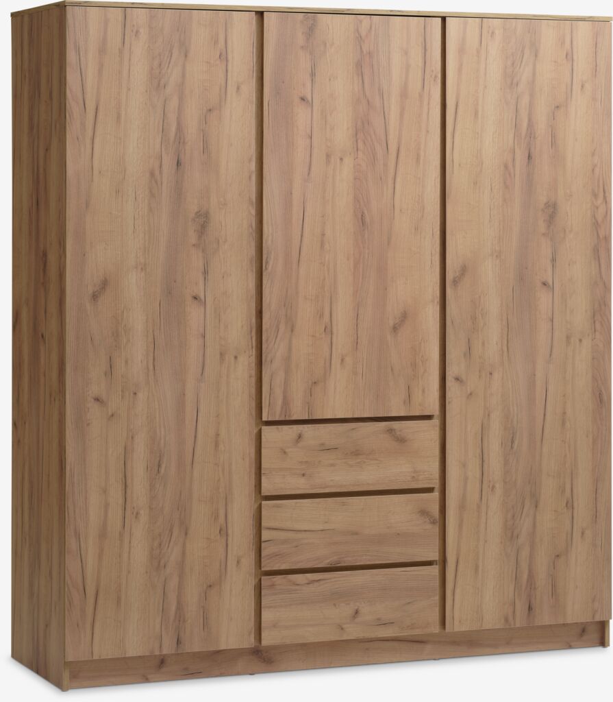 LIMFJORDEN Szafka LIMFJORDEN 180x200 w kolorze naturalnego dębu