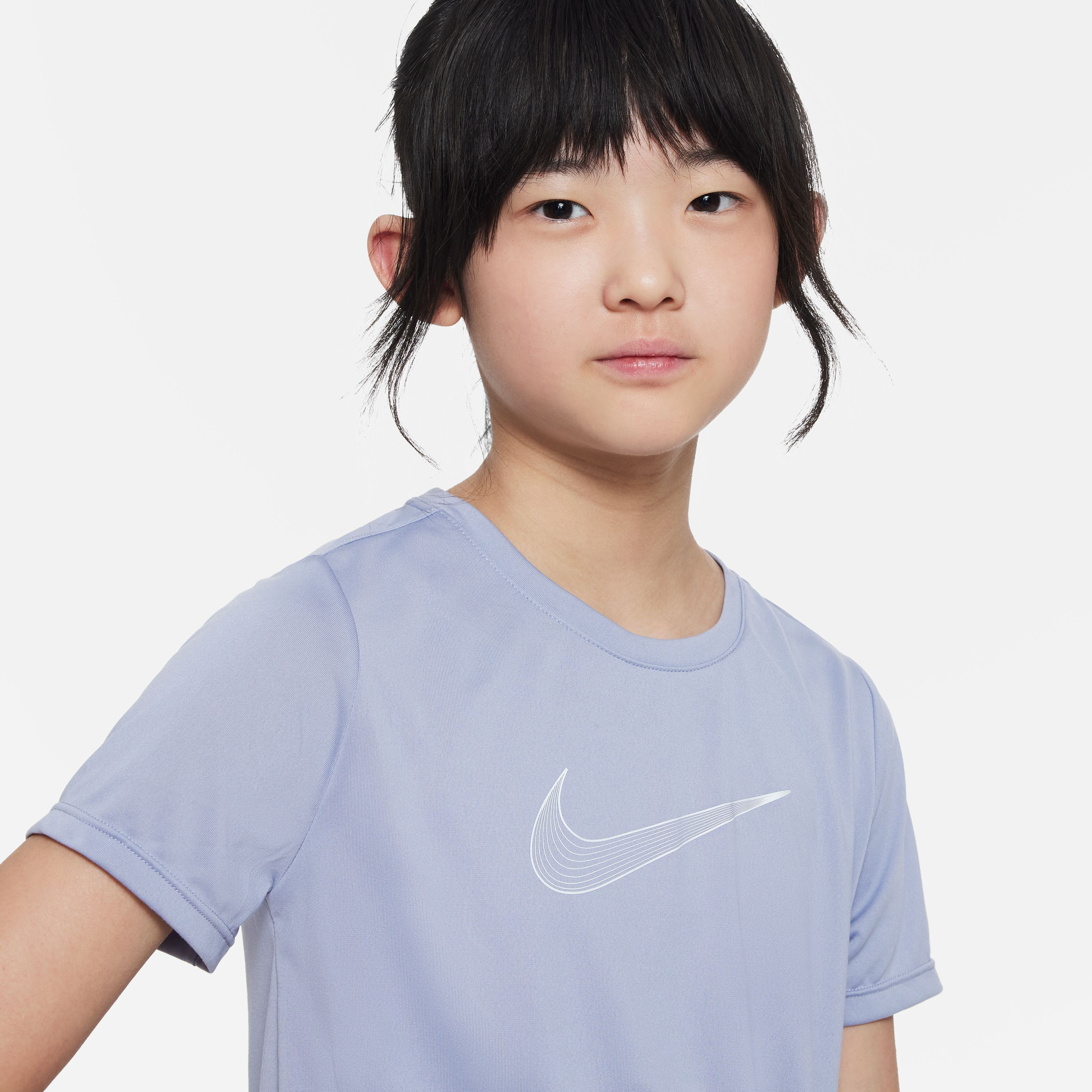 Dri-Fit One GX Laufshirt Mädchen - Flieder