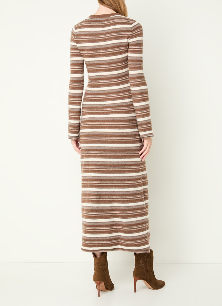 Abito midi a righe in lana pregiata di Claudie Pierlot