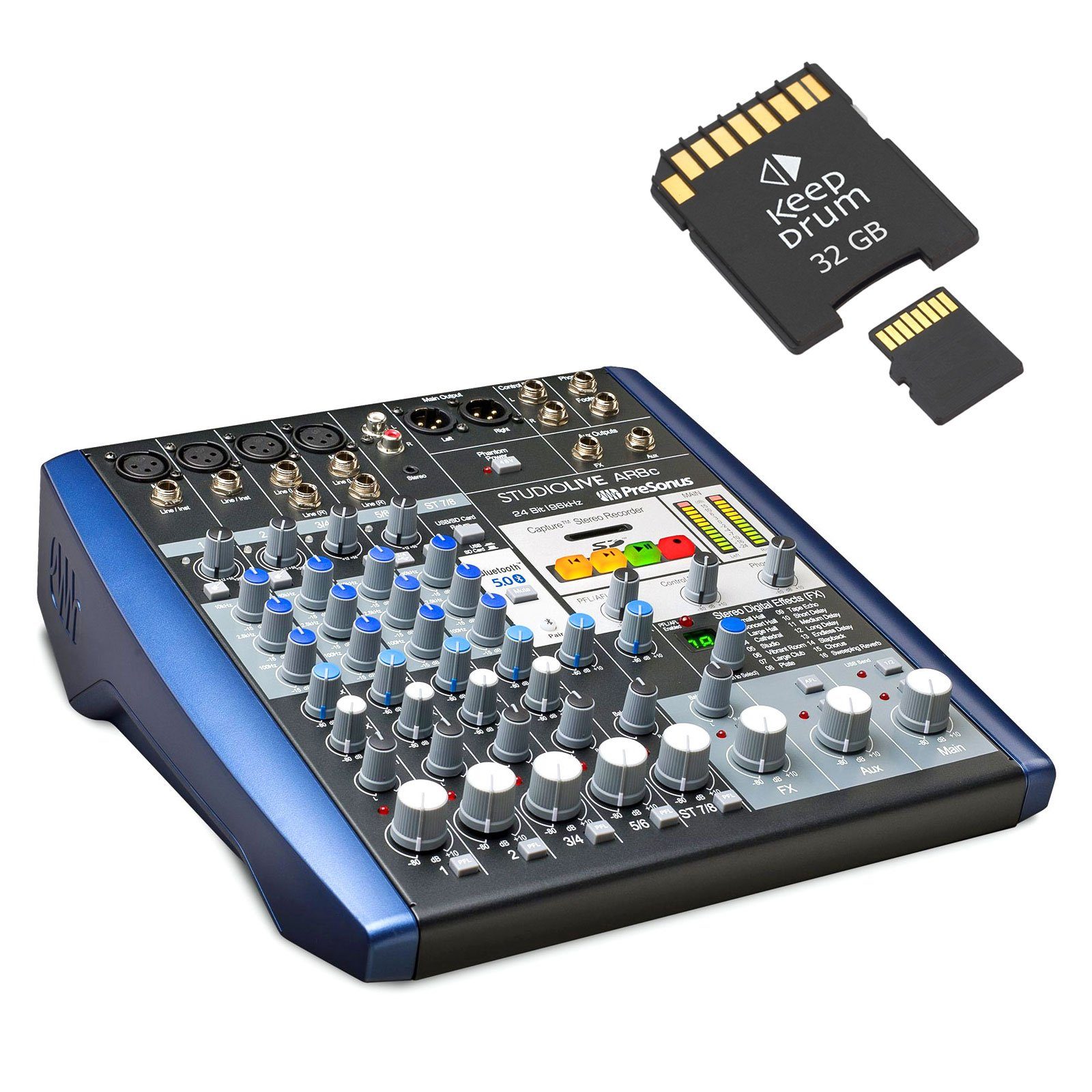 Presonus Mischpult Presonus StudioLive AR8c + Speicherkarte
