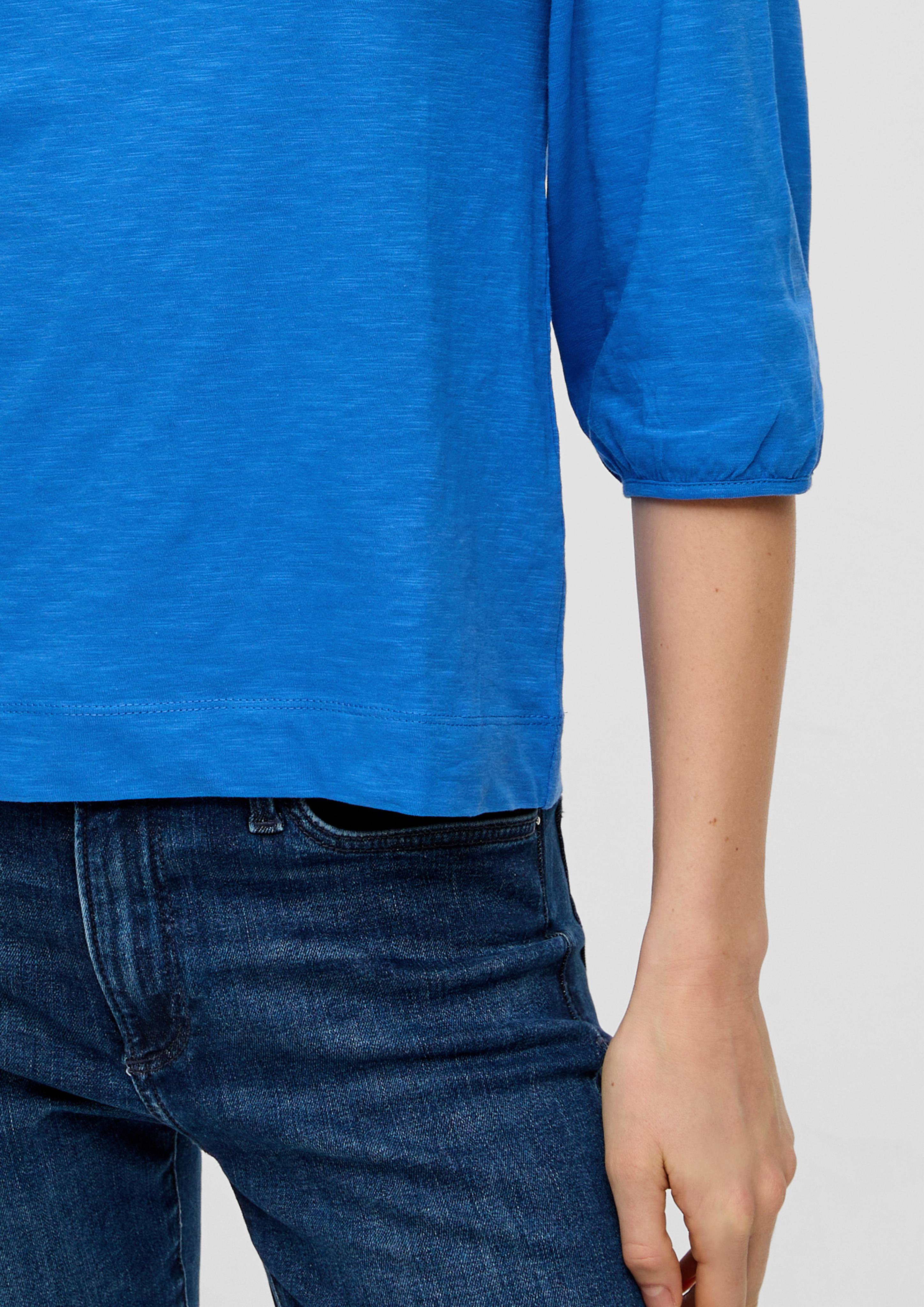 Baumwollshirt mit Puffärmeln  2145857-5531