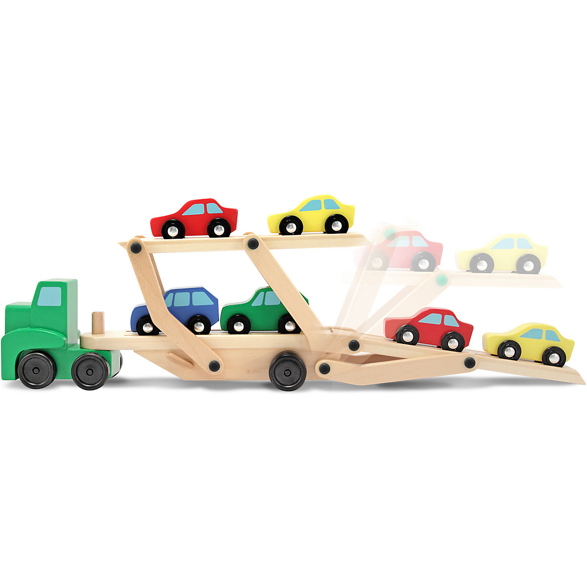 Autotransporter aus Holz