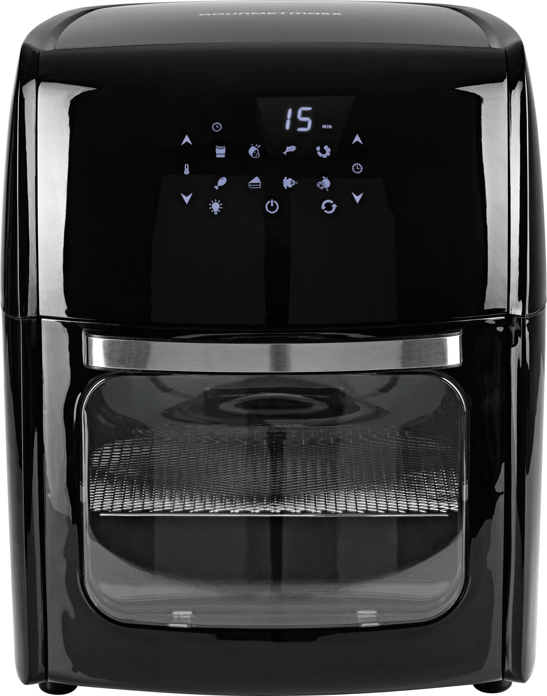 GOURMETmaxx Fritteuse Heißluft-Ofen 11216 Digital 12l, 1800 W