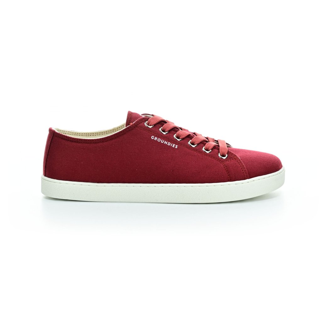 Groundies Lima Bordeaux W Canvas Barfußschuhe