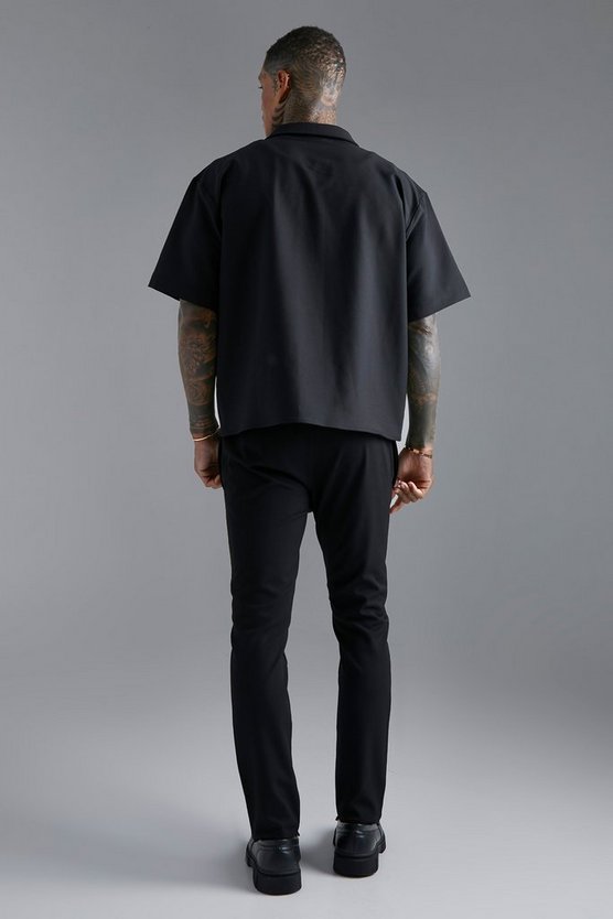 Kastiges Stretch-Hemd
