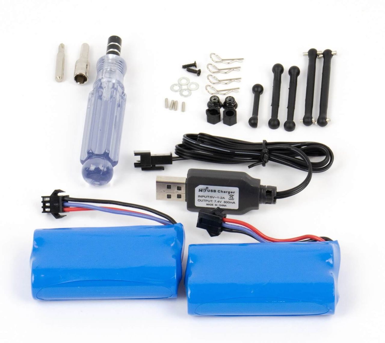 Blijr Blij´r Beast Blue ferngesteuertes RC Auto 45 km/h, 1:18, 2 Akkus, Allrad, 100m, Monstertruck