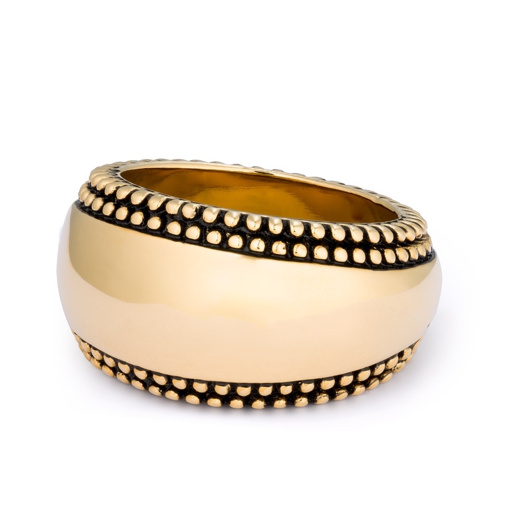 Pippa&Jean Bague tendance Laiton en Or jaune Bague