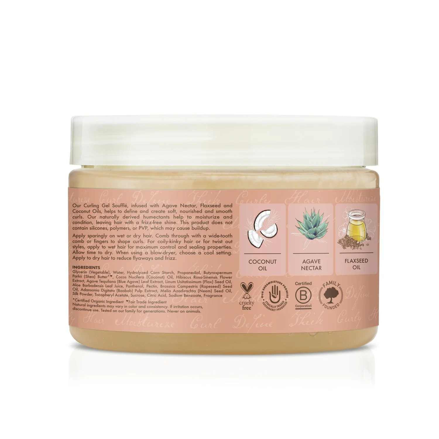 Gel sufle od kovrčave kose s kokosom i hibiskusom - Gel Capelli