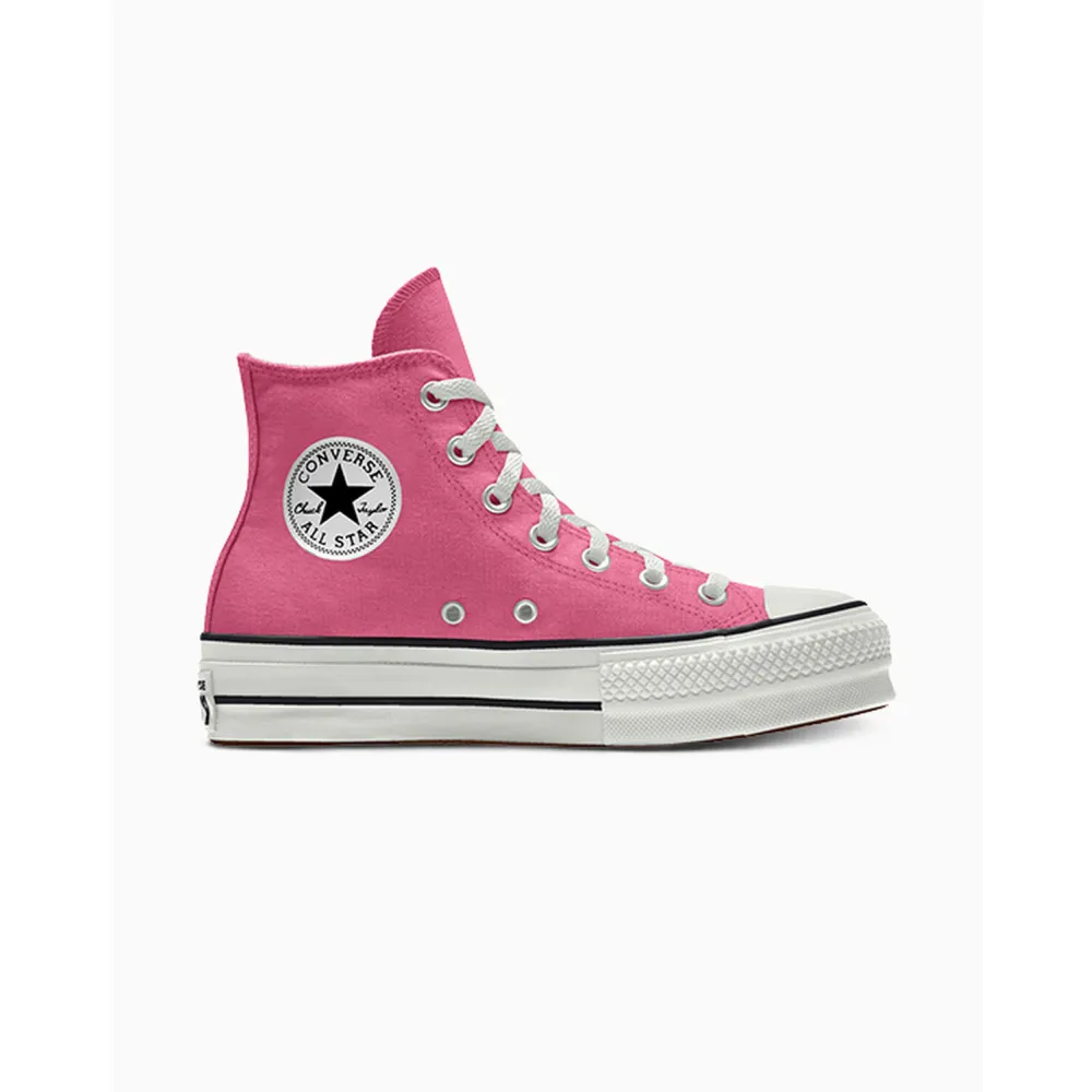 Converse Custom Chuck Taylor All Star Lift Platform Canvas By You 171209CSP24_CONVERSEPINK_COC / pink