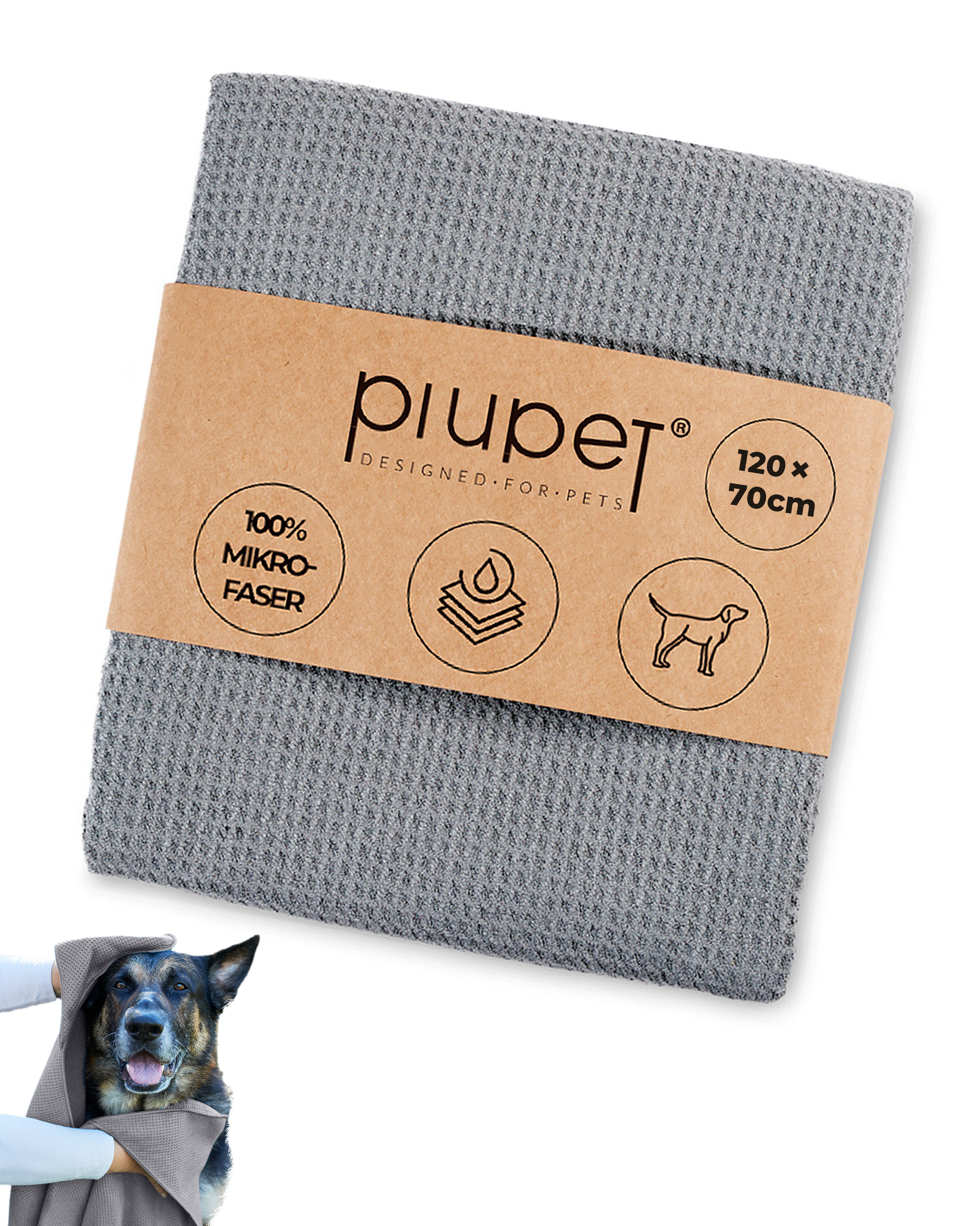 PIUPET Pflege & Hygiene PIUPET Hundehandtuch