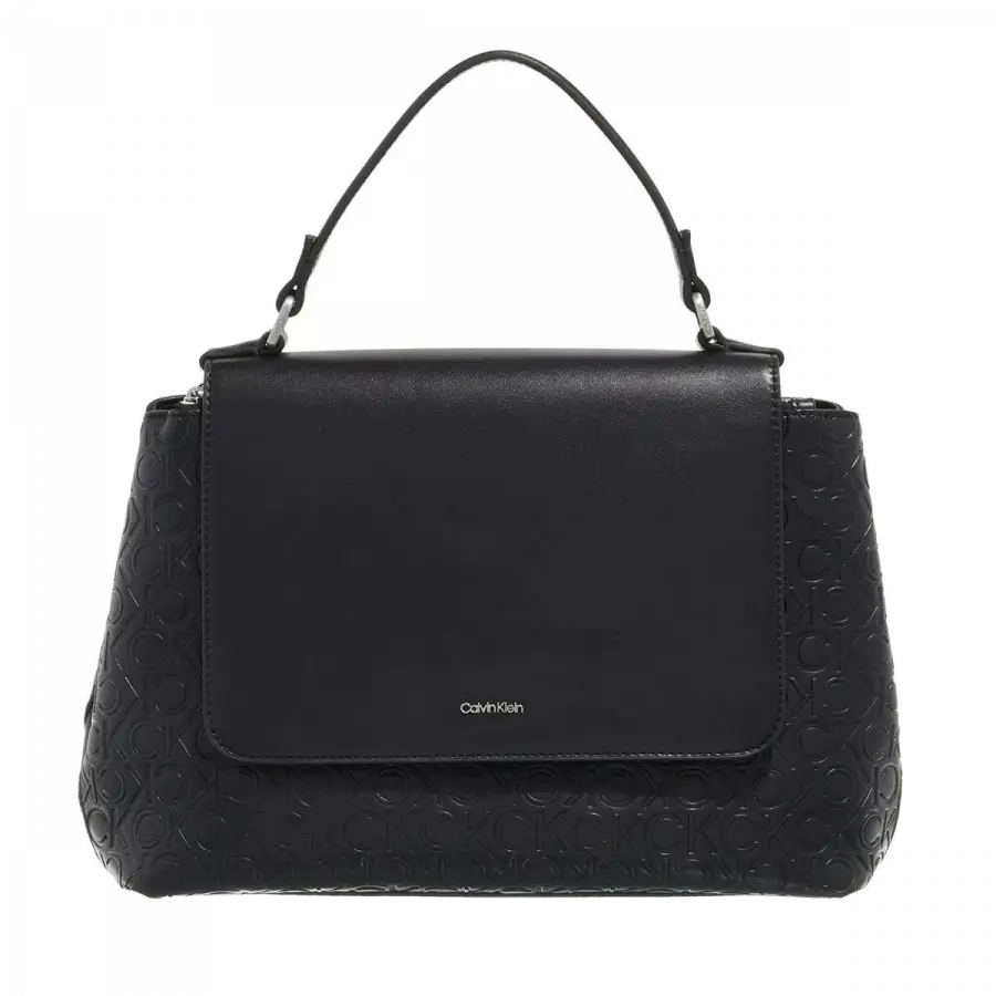 Calvin Klein - Calvin Klein Handle Bags Kunstleder Black - schwarz