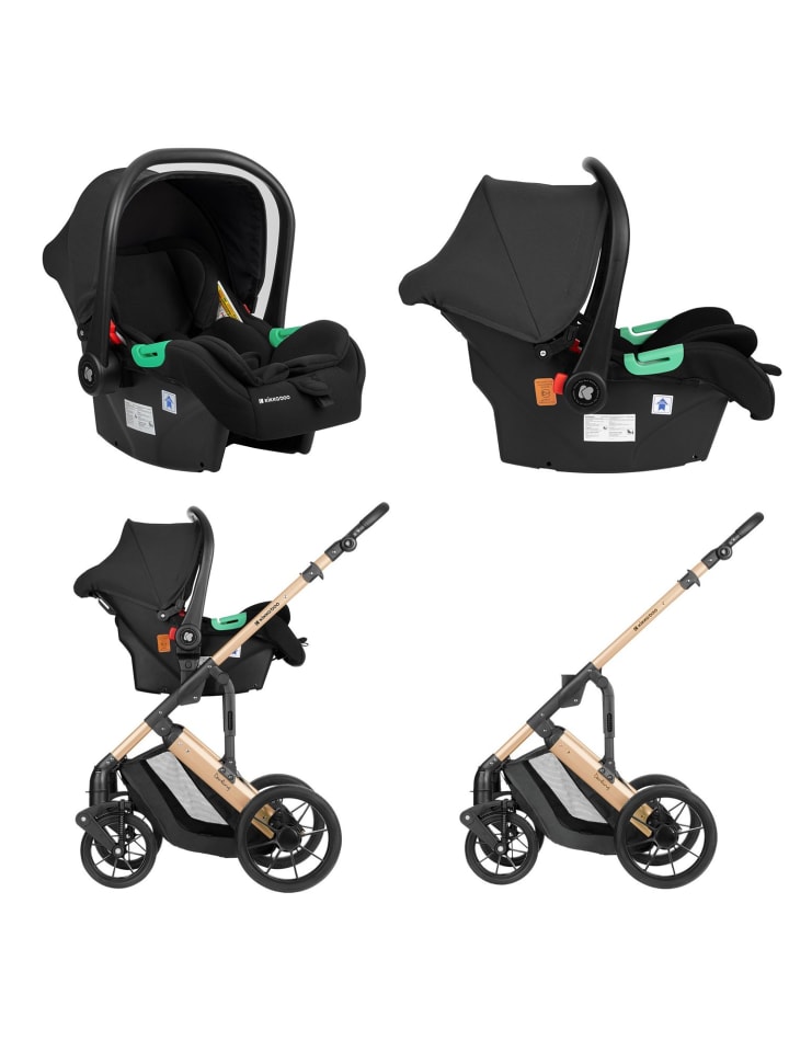 Kikkaboo Kinderwagen Darling 3 in 1 in schwarz günstig kaufen onesize